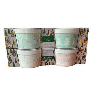 Holiday Tree Ceramic Ramekin Set
